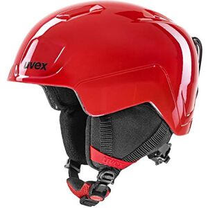 uvex Unisex-Youth casque de ski, Rouge (fire red), 46-50 cm - Publicité