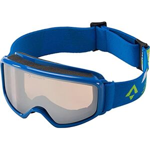 Tecnopro Lunettes de Ski Pulse Plus Mixte Enfant, Blue/Green/White, 2 - Publicité