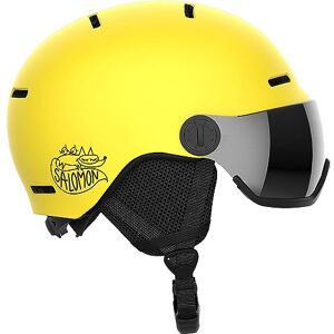 SALOMON ORKA Visor Casque Mixte Enfant, Jaune, KS (49-53 cm) - Publicité