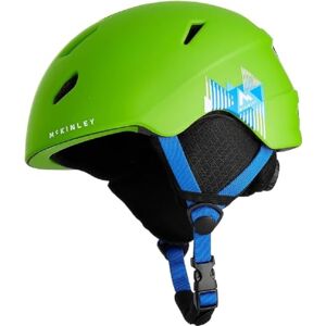 McKINLEY Casque de Ski Pulse JR HS-016 Enfant Unisex-Youth, Green/Black/Blue, Medium - Publicité