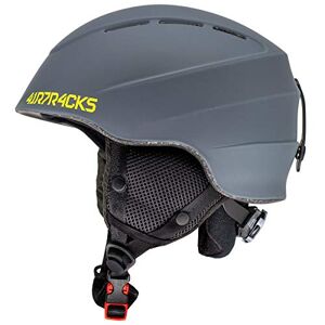 Airtracks Master T52 Casque de ski pour homme et femme Casque de snowboard Casque ABS Gris L - Publicité