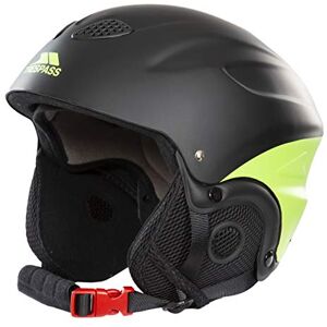 Trespass Skyhigh Casque de Neige avec Coussinets Amovibles, Fermeture de Lunettes et Ventilation réglable Unisexe, Noir/Vert, L - Publicité