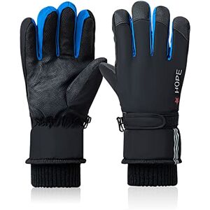 Andiker Gants de Ski, Gants de Snowboard imperméables pour Homme, Gants Thermiques d'hiver en Polaire pour Le Ski, l'escalade et Le Cyclisme - Publicité