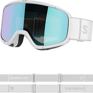 Salomon AKSIUM 2.0 Access Masque de Ski, Idéal pour le Ski et le Snowboard, Unisexe, Blanc, NS - Publicité