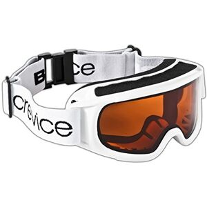 Black Crevice Lunettes de Ski pour Femme Taille Unique Blanc Blanc/Orange - Publicité