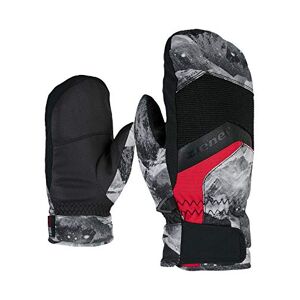 Ziener Labinos AS Mitten Gants de Ski Junior imperméables et Respirants Noir 3 pour garçons, Gants de Ski, Sports d'hiver, imperméables, Respirants, , imprimé Montagne Gris, 3 (UE) - Publicité