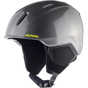 ALPINA Unisexe Enfants, CARAT LX Casque de ski, charcoal-neon, 48-52 cm - Publicité