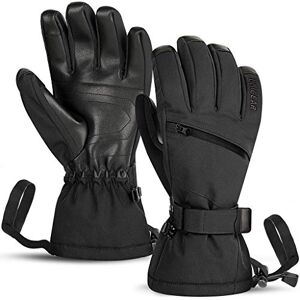 Unigear Gants de Ski, Gants d’Hiver Écran Tactile Chauds Étanches Protègent du Vent pour Ski Snowboard Course Cyclisme et Les Autres Activités d'hiver en Plein Air - Publicité