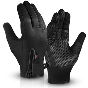 WESTWOOD FOX WFX Gants d'hiver pour Hommes Gants De Sport Coupe-Vent Écran Tactile Antidérapant VTT Gants De Cyclisme pour La Course À Pied Ski Escalade Conduite Camping - Publicité