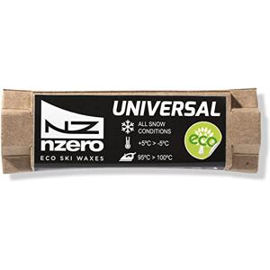 N-ZERO NZEROWAX Bloc de Fart écologique, 50 g   Fart Naturel Bio pour Le Ski et Le Snowboard   Conditions universelles de température - Publicité