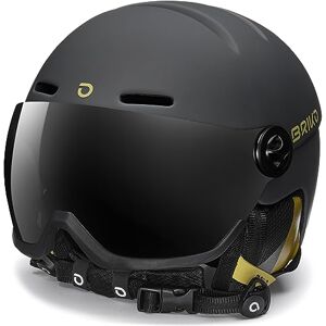 Briko Helmet Adulte Unisexe, Matt Abbey Gray Sahara Yellow, L - Publicité