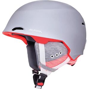 ALPINA Unisexe Adultes, MAROI Casque de ski, silver-flamingo matt, 53-57 cm - Publicité