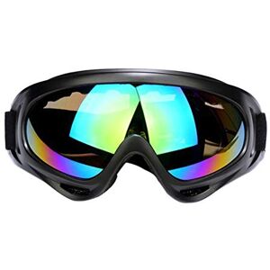 Clenp Lunettes De Cyclisme, X400 Snowboard Skate Ski Anti-poussière Coupe-vent Protection UV Lunettes Lunettes Multicolore - Publicité