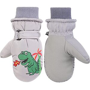 QKURT Gants de Ski pour Enfants, Mitaines de Neige d'hiver Gants Chauds pour Enfants Mitaines pour Temps Froid pour Enfants de 2 à 5 Ans Snowboard Patinage et Activités de Plein Air - Publicité