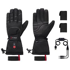 G-HEAT Gants de Ski Chauffants Evo-3 Mixtes Confortables Etanches Respirants Usage : Sports d'hiver. Fournis avec 1 Paire de Batteries et câble de Recharge. Publicité