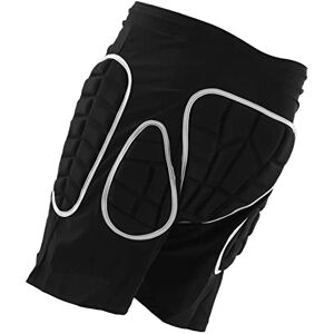 Naroote Short de Protection de Hanche de Ski Short de Hanche de Snowboard Réutilisable Confortable Noir Argent Respirant Résistant aux Chocs pour le Volley-ball (L) - Publicité