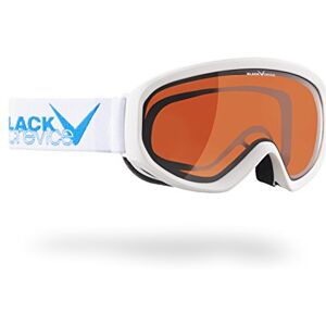 Black Crevice Masque de Ski Adulte, Blanc/Orange, Taille Unique… - Publicité