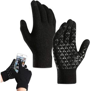 BAOSROY Gants Hiver,Gants Hiver Homme,Gant Ecran Tactile,Gant Thermique,Gant Cyclisme,Gants de Course,Gants Chauds,Gants Hiver Chaud,pour Vélo Moto Ski Snowboard Course Randonnée Camping - Publicité