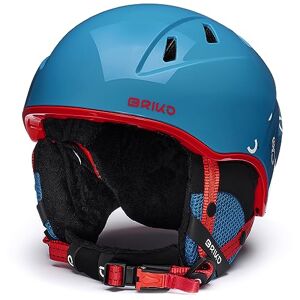 Briko Helmet Mixte Enfant, Shiny Allports Blue – Monza Red – Snowman, S - Publicité