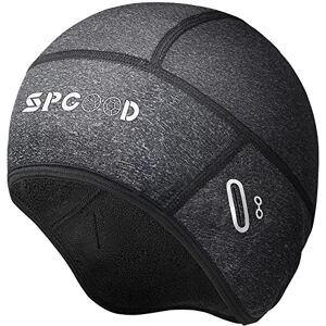 SPGOOD Bonnet de Cyclisme   Coupe-Vent de vélo d'hiver Casque Bonnet Homme Femmes   Bonnet de vélo Bonnet sous Casque pour Cyclisme pour Le Cyclisme, Le Ski, la Course à Pied, la Moto - Publicité