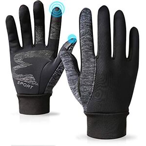 ANKOUJA Gants de Cyclisme, Gants Hiver Chaud Sports à Écran Tactile, Windproof, Antidérapant, pour la Course à Pied, Le vélo, Le Ski, la randonnée, la Chasse, l'escalade, Le Camping - Publicité