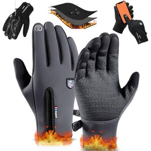 VessEn Gants Hiver Homme,Warm Thermal Gloves Cycling Running Driving Gloves,Touchscreen Winter Thermal Warm Gloves,Thermal Windproof Waterproof Winter Gloves - Publicité