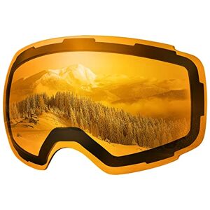 OutdoorMaster Masque de ski PRO Lentille de rechange 10+ Choix (VLT 65% Orange) - Publicité