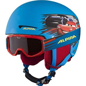 ALPINA Unisexe Enfants, ZUPO DISNEY SET Casque de ski, Cars, 51-55 cm - Publicité