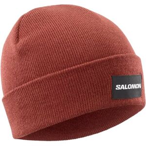 Salomon Logo Bonnet Unisexe, Idéal pour le Ski, le Snowboard, Course à Pied et la Randonnée, Madder Brown - Publicité