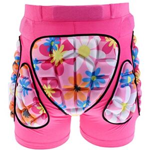 U/D Short de patinage artistique rembourré pour enfants garçons et filles Coussinets de protection 3D pour hanches, coccyx et fesses (rose, XS) - Publicité