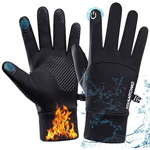 Aipwerer Gants Hiver Homme, Gants Doublure Chauffants,Gants Moto Hiver Chauds À Ecran Tactile pour Hommes,Femmes Gants Antidérapants Impermeable Coupe-Vent Gants, pour Vélo Moto Ski Snowboard Course - Publicité