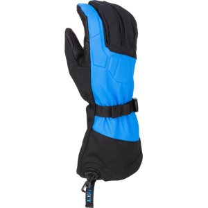 KLIM Gants de Ski Klim Togwotee Noir- Bleu Électrique Lemonade -