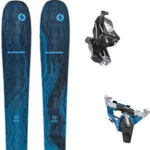 Pack ski freerando Blizzard Black Pearl 88 24 + Fixations Femme Bleu taille 165 2024 Bleu 166 Femme - Publicité