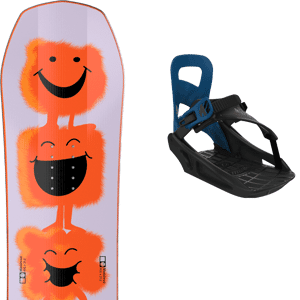 Pack snowboard polyvalent Bataleon Minishred 24 + Fixations Enfant Violet / Orange / Noir taille 95 2024 Noir / Rose / Violet 149 Femme - Publicité