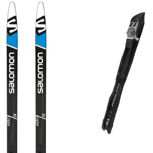 Pack ski de fond classique Salomon Aero Eskin Jr + Prolink Access Jr 22 Enfant Noir / Bleu taille 111 2022 Gris 42/44 Homme - Publicité