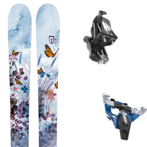 Pack ski freerando Icelantic Maiden 101 Lite 23 + Fixations Femme Violet / Multicolore taille 169 2023 Vert / Multicolore 155 Femme