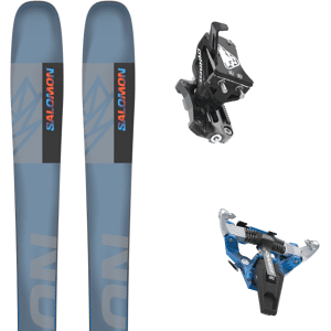 Pack ski freerando Salomon Qst 92 Copen Blue/yellow/neon Green 24 + Fixations Homme Bleu / Gris taille 184 2024 Bleu / Gris 168 Homme - Publicité