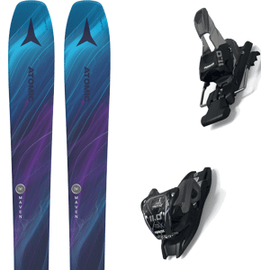 Pack ski all mountain Atomic Maven 86 C Blue/purple 24 + Fixations Femme Bleu / Violet taille 153 2024 Gris / Blanc 185 Homme - Publicité