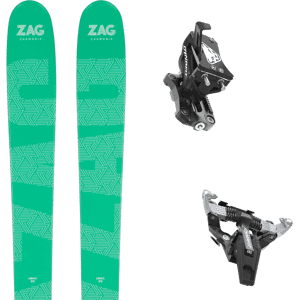 Pack ski randonnée polyvalent Zag Ubac 89 Lady 23 + Fixations Femme Vert taille 164 2023 Noir 178 Homme