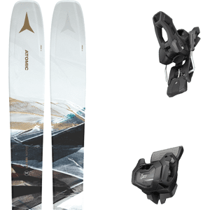 Pack ski freeride Atomic Maven 103 Cti Wh/anthra/go 25 + Fixations Femme Blanc / Noir / Multicolore taille 178 2025 Rouge / Marron / Noir 155 Homme - Publicité