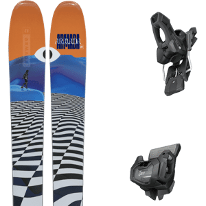 Pack ski freeride Armada Arv 106 24 + Fixations Homme Orange / Bleu / Multicolore taille 180 2024 Blanc / Noir 171 Homme - Publicité