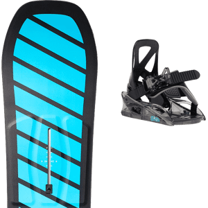 Pack snowboard polyvalent Burton Smalls Blue 24 + Fixations Enfant Blanc / Bleu / Noir taille 134 2024 Gris / Vert / Noir 148W Enfant - Publicité