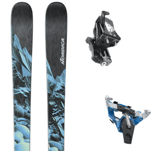 Pack ski freerando Nordica Enforcer 89 25 + Fixations Homme Bleu / Noir / Vert taille 185 2025 Bleu / Violet / Noir 179 Femme - Publicité