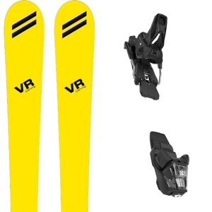 Pack ski de piste Dynamic Vr Carving + Mc12 24 Homme Noir / Jaune taille 173 2024 Noir / Jaune 176 Homme
