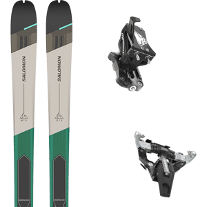 Pack ski randonnée polyvalent Salomon Mtn 86 W Pro 24 + Fixations Femme Gris / Noir / Vert taille 156 2024 Gris / Noir / Beige 158 Homme - Publicité