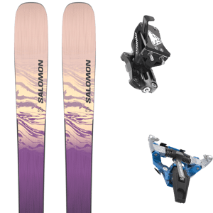 Pack ski freerando Salomon Stance W 94 Blk/purple Magic/maple Sugar 24 + Fixations Femme Beige / Noir / Violet taille 154 2024 Gris / Noir / Rouge 176 Homme - Publicité