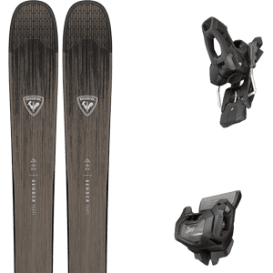 Pack ski freeride Rossignol Sender 104 Ti 24 + Fixations Homme Marron taille 186 2024 Bleu 160 Femme - Publicité