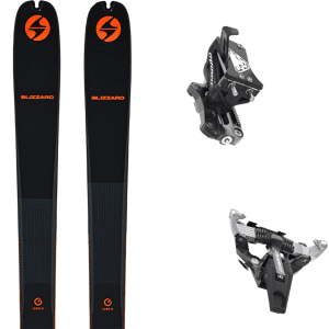 Pack ski randonnée polyvalent Blizzard Zero G Lt 080 Noir/orange 24 + Fixations Homme Noir taille 171 2024 Violet 163 Femme - Publicité