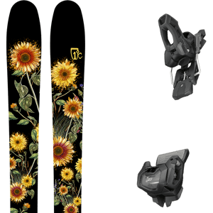 Pack ski freeride Icelantic Nia Pro 105 23 + Fixations Femme Noir / Multicolore taille 169 2023 Multicolore 186 Homme