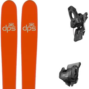 Pack ski freeride Dps Kaizen 100 24 + Fixations Homme Orange taille 179 2024 Gris / Beige 157W Homme - Publicité